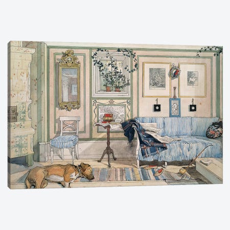 Larsson: Home, C1895 Canvas Print #GER21} by Carl Larsson Art Print