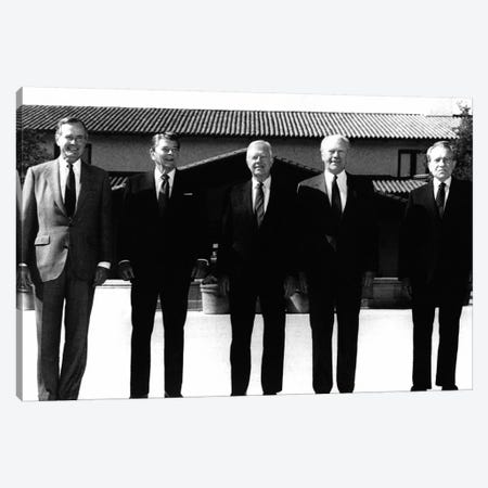 Former Presidents, 1991 Canvas Print #GER228} by Unknown Canvas Art Print