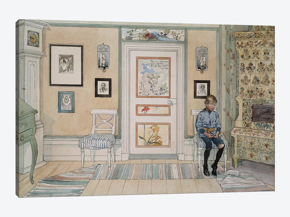 Larsson: In The Corner by Carl Larsson 1-piece Art Print