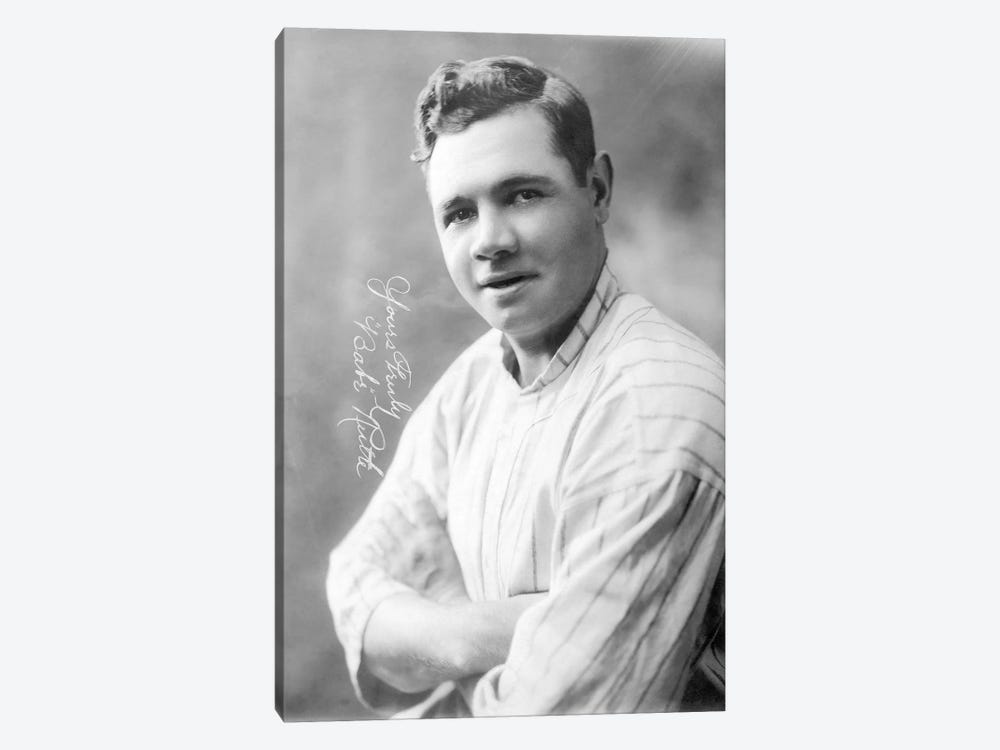George H. Ruth by Unknown 1-piece Canvas Wall Art