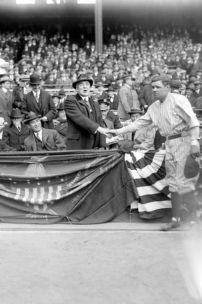 George H. Ruth by Unknown canvas print