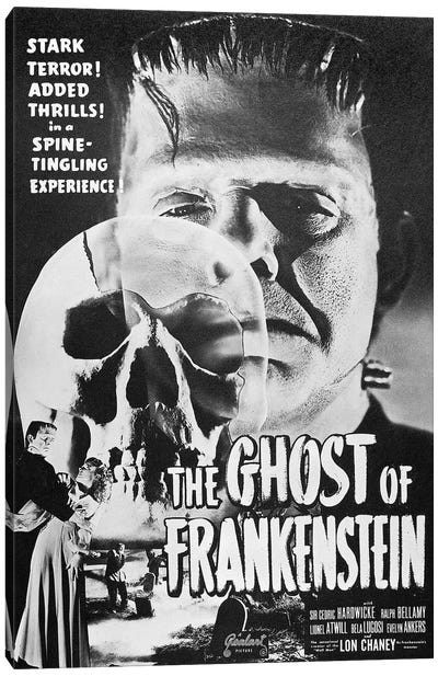 Ghost Of Frankenstein Canvas Art Print