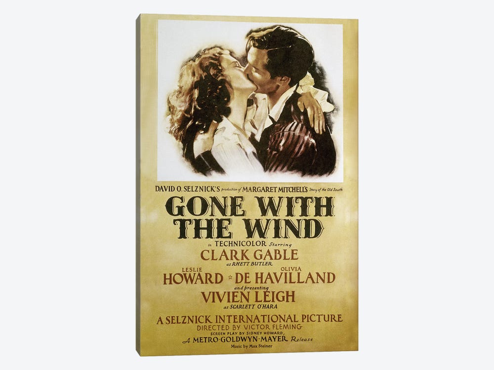 Gone With The Wind, 1939 by Unknown 1-piece Canvas Print