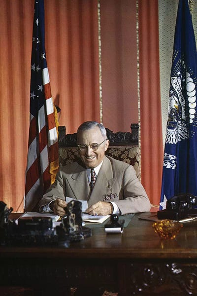 Harry S. Truman by Unknown framed wall art