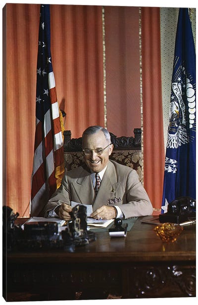Harry S. Truman Canvas Art Print