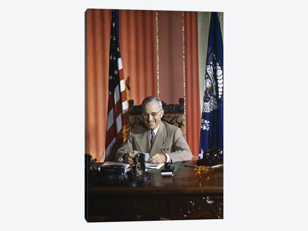 Harry S. Truman by Unknown 1-piece Canvas Art