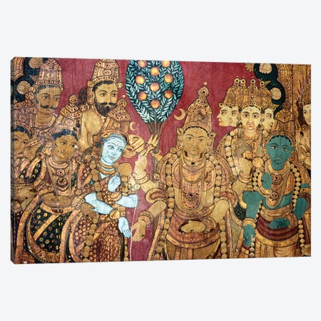 Hindu Wedding Ceremony Canvas Print #GER256} by Unknown Art Print