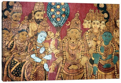 Hindu Wedding Ceremony Canvas Art Print - Granger