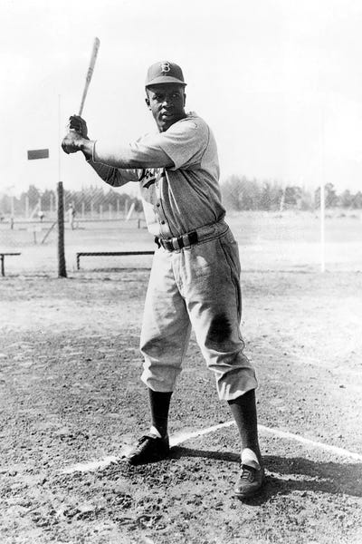 The Granger Collection: Jackie Robinson (1919-1972) by Unknown