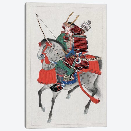 Japan: Samurai, C1878 Canvas Print #GER273} by Unknown Canvas Wall Art