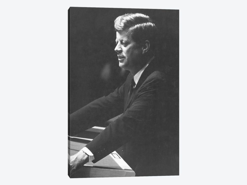 John F Kennedy by Unknown 1-piece Canvas Wall Art