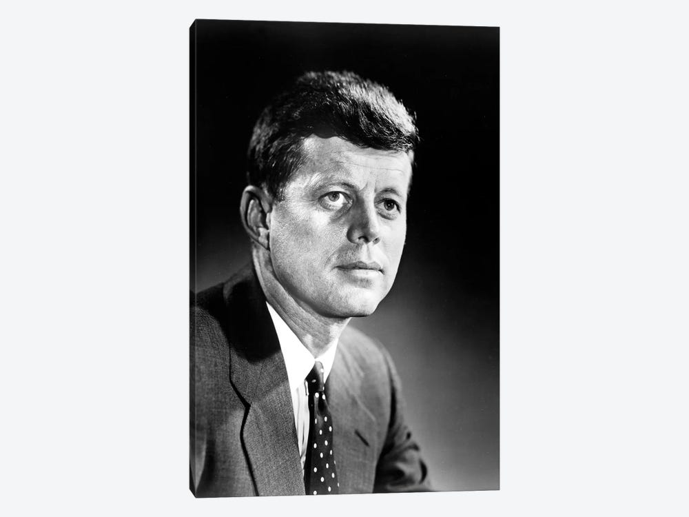 John F Kennedy by Unknown 1-piece Canvas Art Print