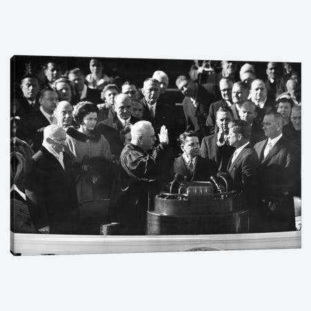 John F Kennedy Canvas Print #GER281} by Unknown Canvas Print