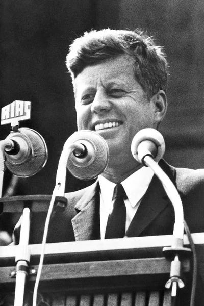 John F Kennedy by Unknown canvas print