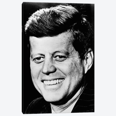 John F Kennedy Canvas Print #GER285} by Unknown Canvas Art