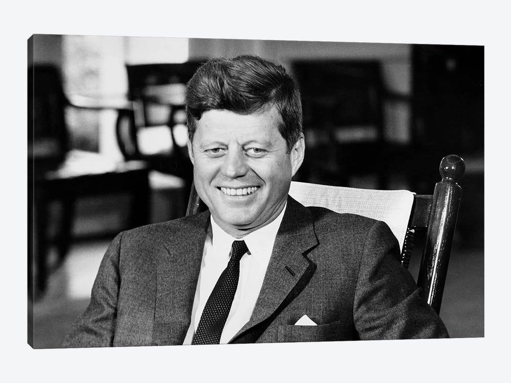 John F Kennedy by Unknown 1-piece Canvas Art