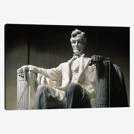 Lincoln Memorial: Statue Canvas Print #GER28} by Daniel Chester French Canvas Art Print
