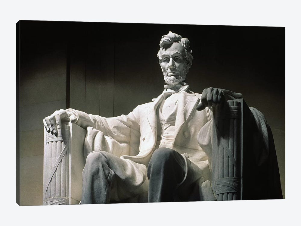 Lincoln Memorial: Statue by Daniel Chester French 1-piece Canvas Print