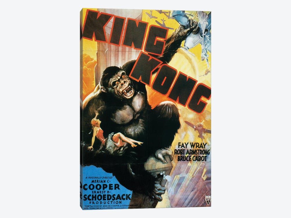 King Kong Poster, 1933 by Unknown 1-piece Art Print