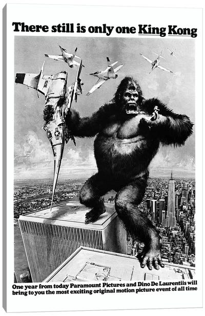 King Kong, 1976 Canvas Art Print