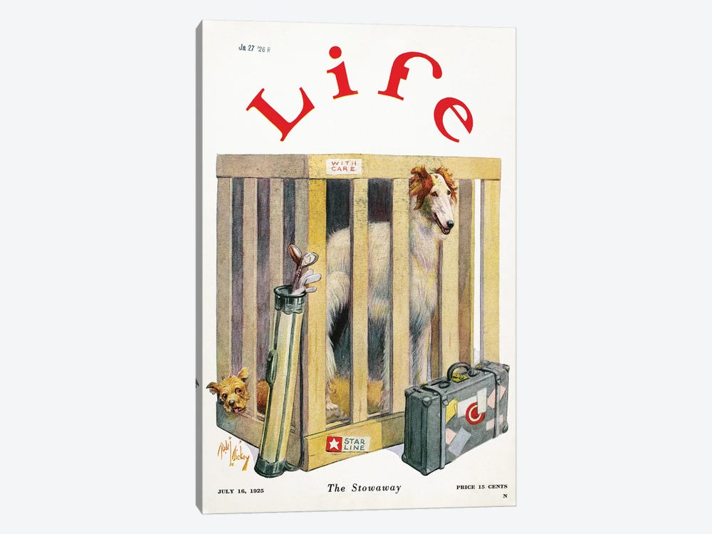 Magazine: Life, 1925 by Unknown 1-piece Canvas Wall Art