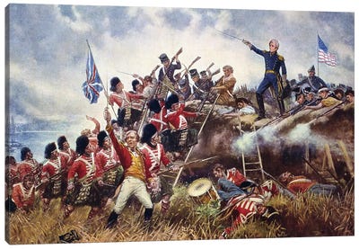 Battle Of New Orleans, 1815 Canvas Art Print