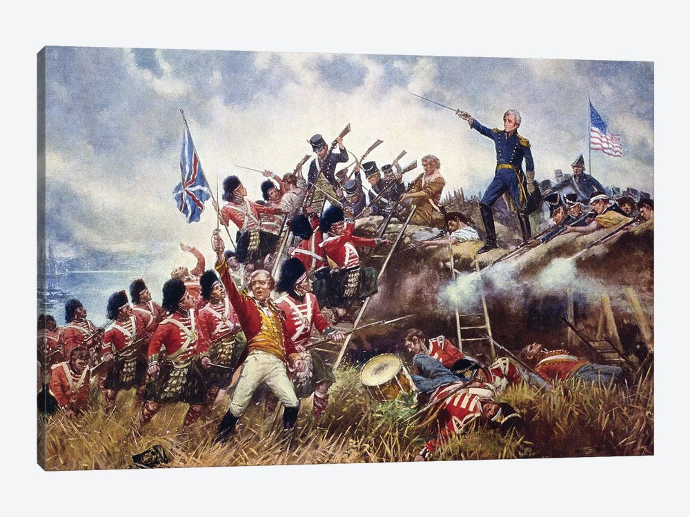 Battle Of New Orleans, 1815 by E. Percy Moran 1-piece Canvas Wall Art