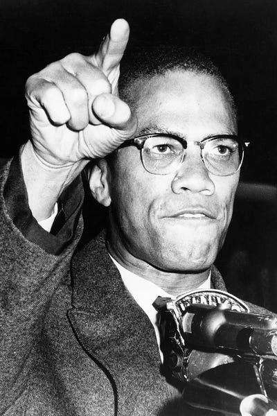 The Granger Collection: Malcolm X (1925-1965) by Unknown