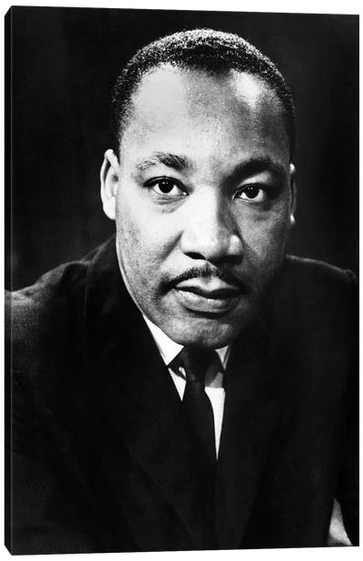 Martin Luther King, Jr Canvas Art Print - The Civil Rights Movement Art
