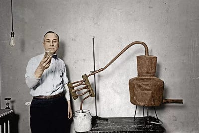 Moonshine Distillery, C1920 by Unknown framed wall art