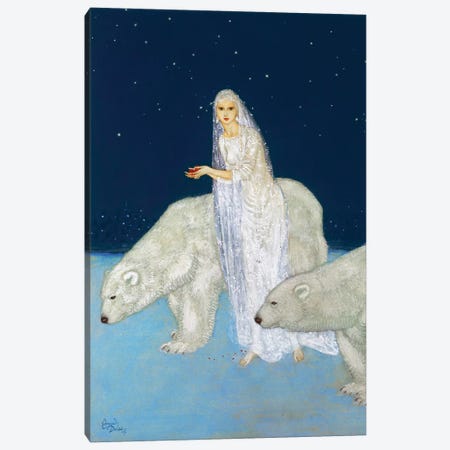 The Ice Maiden, 1915 Canvas Print #GER31} by Edmund Dulac Canvas Wall Art