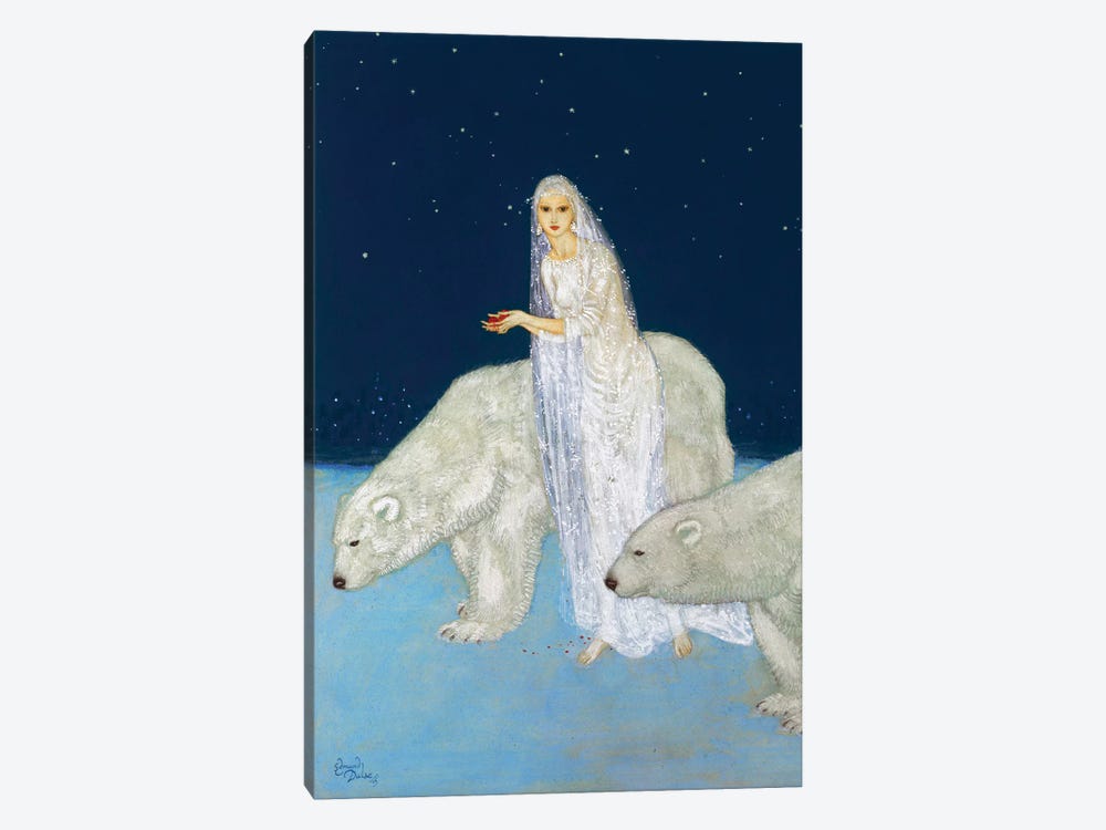 The Ice Maiden, 1915 by Edmund Dulac 1-piece Canvas Art Print