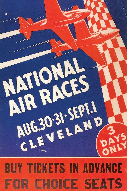 National Air Race Poster by Unknown wall art