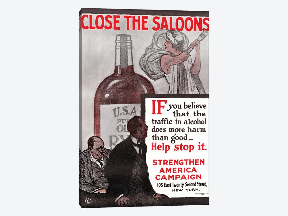 Poster: Prohibition, C1915 by Unknown 1-piece Art Print