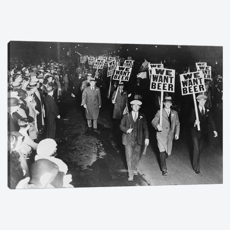 Prohibition Protest, 1931 Canvas Print #GER331} by Unknown Canvas Print