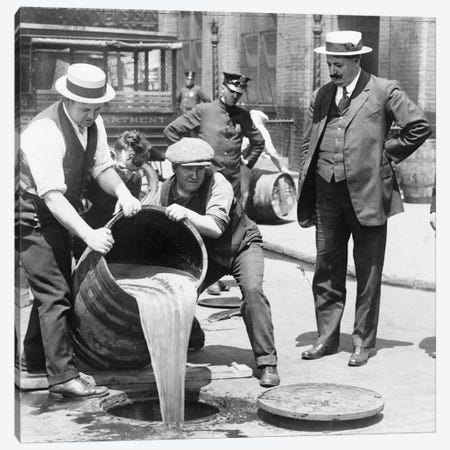 Prohibition, C1921 Canvas Print #GER335} by Unknown Canvas Art