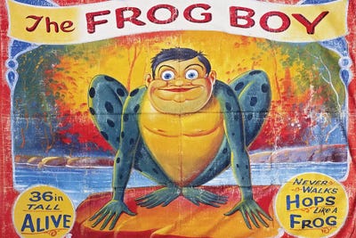 Sideshow Poster, C1945 by Unknown framed wall art