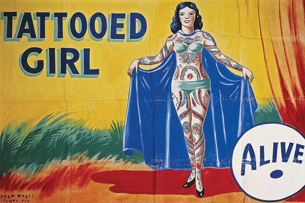 The Granger Collection: Sideshow Poster, C1955 by Unknown