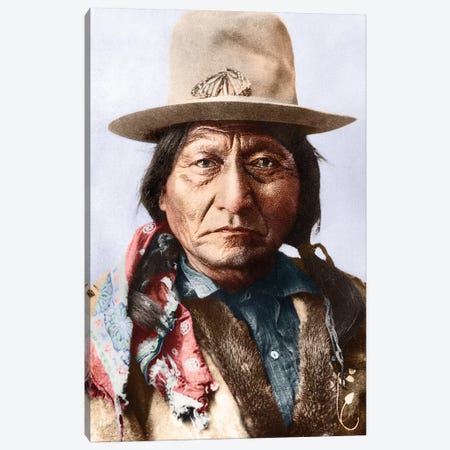 Sitting Bull (C1831-1890) Canvas Print #GER352} by Unknown Art Print
