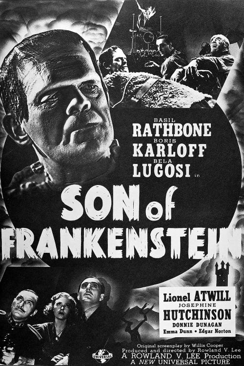 Son Of Frankenstein, 1939