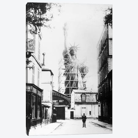 Statue Of Liberty, Paris Canvas Print #GER354} by Unknown Canvas Artwork