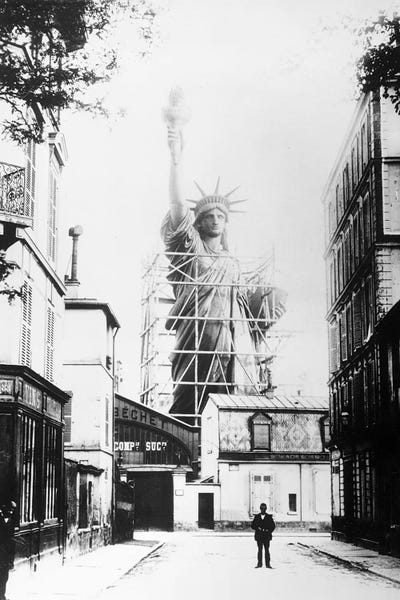 The Granger Collection: Statue Of Liberty, Paris by Unknown