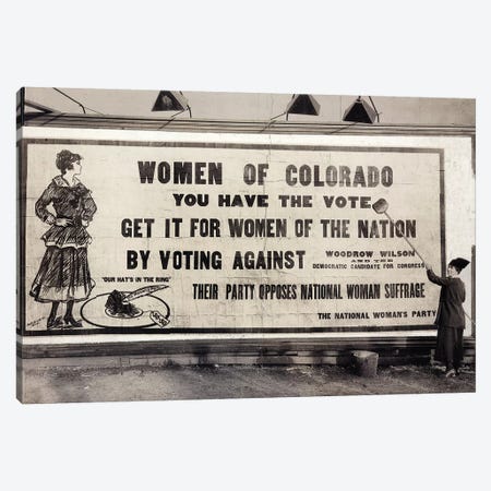 Suffrage Billboard, 1916 Canvas Print #GER355} by Unknown Canvas Art
