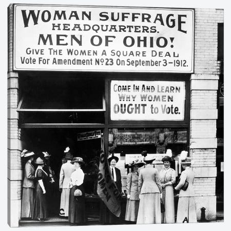 Suffrage Headquarters Canvas Print #GER356} by Unknown Canvas Art