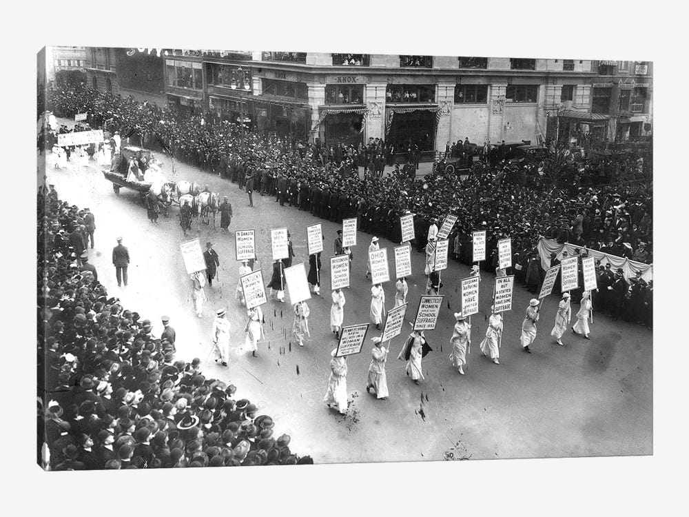 Suffrage Parade, 1913 by Unknown 1-piece Canvas Wall Art