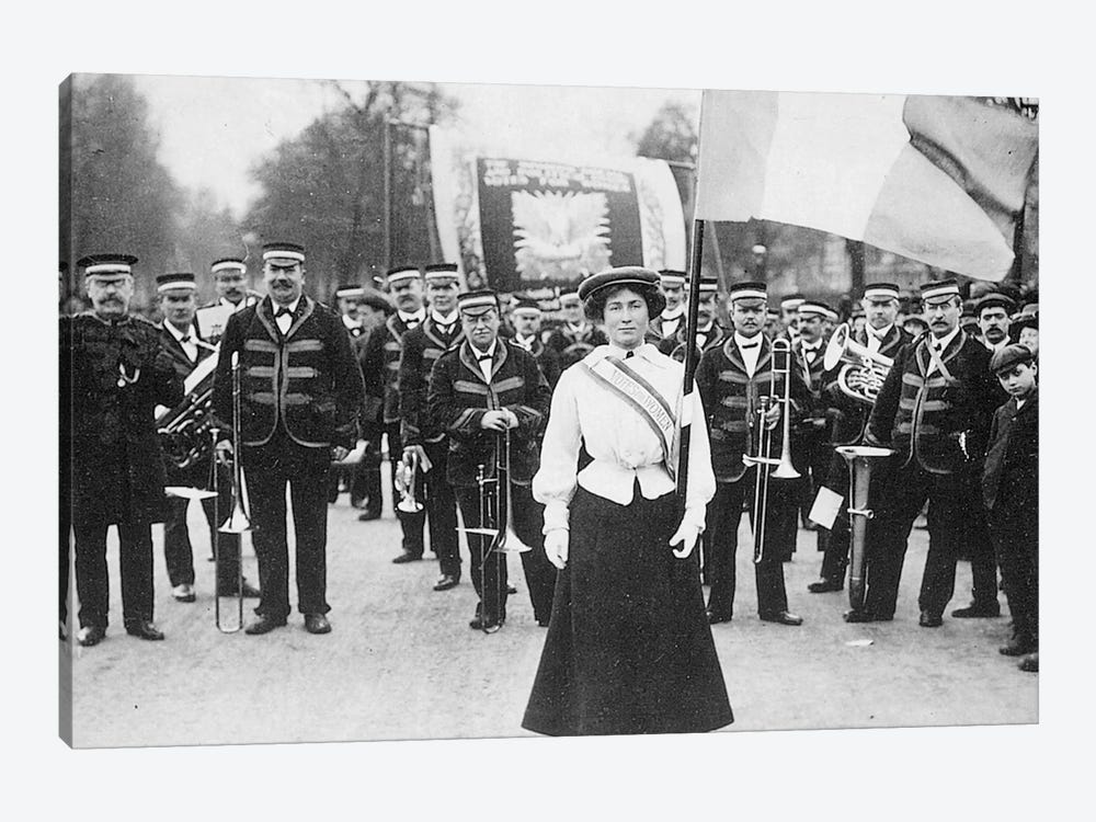 Suffragette Parade, 1908 by Unknown 1-piece Art Print