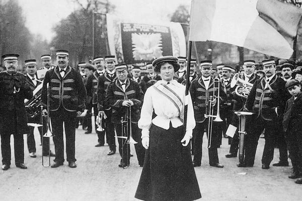 The Granger Collection: Suffragette Parade, 1908 by Unknown