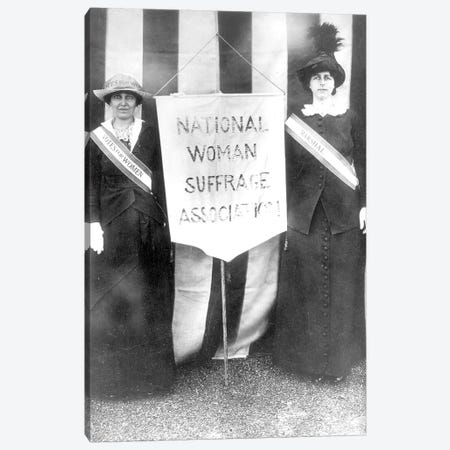 Suffragettes, 1913 Canvas Print #GER360} by Unknown Canvas Artwork