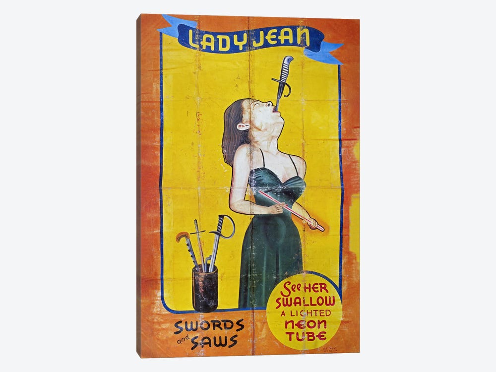 Sword Swallower, C1955 by Unknown 1-piece Canvas Wall Art