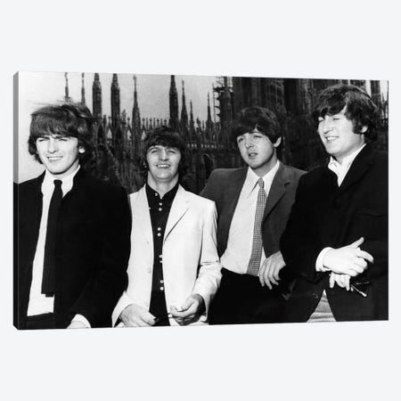 The Beatles, 1965 Canvas Print #GER368} by Unknown Canvas Artwork